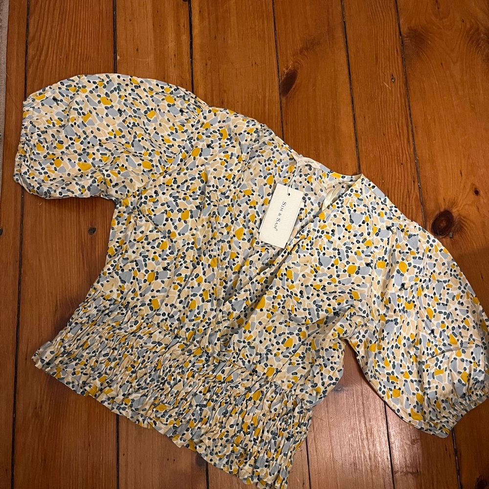 Floral Print Women's Blouse